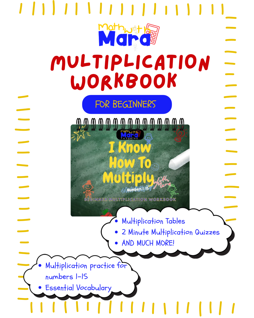 Multiplication Workbook — Preorder
